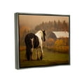 thumbnail image 4 of Stupell Industries Horse Overlooking Barn Landscape Photography Gray Floater Framed Canvas Art Print Wall Art, 21 x 17, 4 of 10