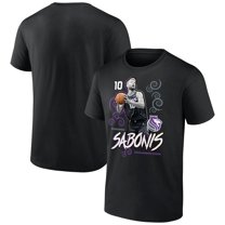 Men's Domantas Sabonis Black Sacramento Kings Competitor T-Shirt