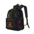 thumbnail image 2 of Gaeub Mardi Gras Carnival School Backpack Waterproof Bookbag for Men Women College High School Bags, 2 of 8