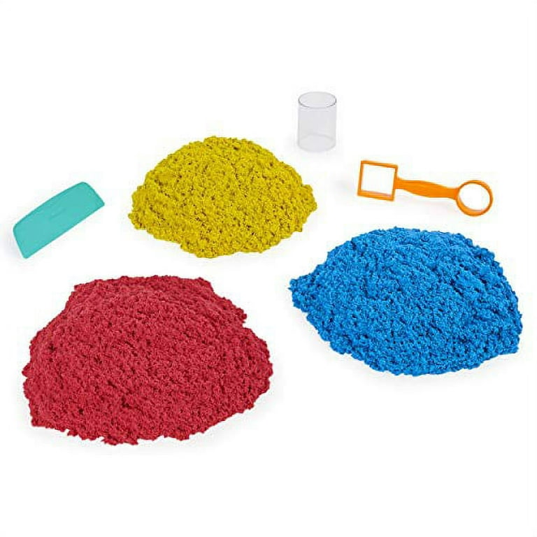 Kinetic Sand 6lb Mouldable Sensory Play Sand , Pack of 3-Colour