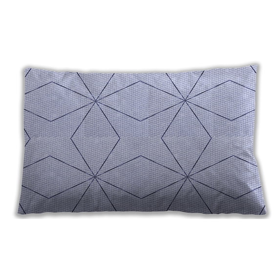 Ahgly Company Outdoor Rectangular Contemporary Lumbar Throw Pillow, 13 inch by 19 inch
