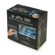 Carson zPix 300 Zoom 86x-457x Power USB Digital Microscope with Integrated Camera and Video Capture, Blue