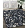 thumbnail image 2 of Ahgly Company Indoor Rectangle Patterned Silver Gray Novelty Area Rugs, 2' x 5', 2 of 6