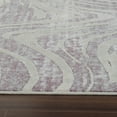 thumbnail image 2 of HomeRoots 558834 7 x 10 ft. Abstract Distressed Rectangle Area Rug, Beige & Purple, 2 of 7