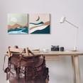 thumbnail image 3 of Stupell Industries Abstract Day & Night Landscape Abstract Painting Gallery Wrapped Canvas Print Wall Art, 17 x 17, Set of 2, 3 of 8