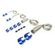 thumbnail image 4 of Kit de manguito de manguera trenzada de acero inoxidable 8092 para radiador de línea de combustible de vacío de aluminio Azul, 4 of 9