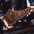 thumbnail image 5 of 2025Botas de marca para hombre, botines de ante vacuno de lujo de alta calidad para hombre, zapatos casuales de moda hechos a mano para hombre, botas altas para exteriores, 5 of 5