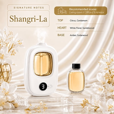 Smart Aromatherapy Fragrance Diffuser Large‑Capacity Essential Oil Humidifier with Mist Control Timer Settings Auto Shut‑Off & Quiet Operation for Bedroom Living Room Office Gift for Friends