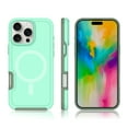 thumbnail image 3 of ShellTech Magnetic Phone Case for iPhone 13 Pro Max, Shockproof Dropproof Heavy Duty Protection Full Body Rugged Slim & Tough Durable Cover for Women Girls, Compatible with Magsafe,Mintgreen, 3 of 5