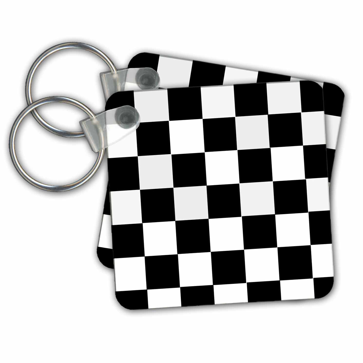 Checkered Key Chain 