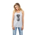 thumbnail image 2 of Thread Tank Pineapple Sketch Women Sleeveless Flowy Racerback Tank Top, 2 of 4