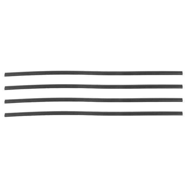 20 Pulgadas 6x10,6mm Coche Parabrisas Limpiaparabrisas Hoja Recarga Tira Negro - 4uds