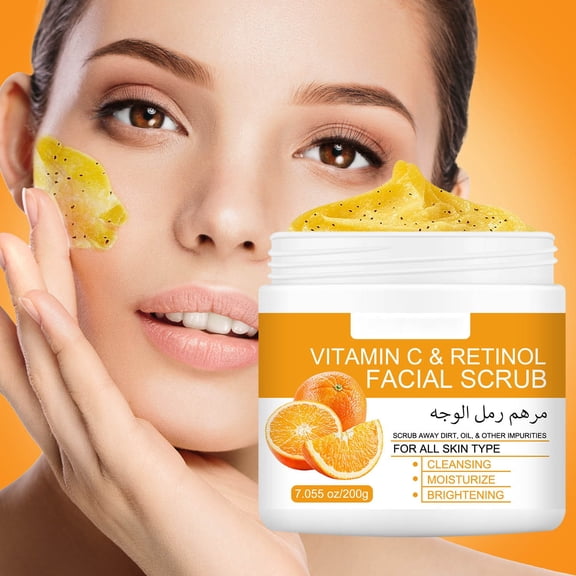 Kokovifyves Beauty and Skin Care Products Cleaning and Moisturizing Facial Scrub 200g