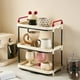thumbnail image 1 of Soporte acrílico de 3 niveles para tazas de café, expositor de tazas, organizador de tazas, estante para tazas, organizador de barra de café, estante para tazas, para gabinete, cocina y hogar., 1 of 6