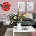 thumbnail image 4 of Red Sunflower Metal Flowers Wall Dcor, 4 of 5
