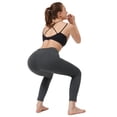 thumbnail image 4 of CAMEL Women's High Waist Capri Yoga 3/4 Workout Leggings Tummy Control Non See-Through Running Pants with Pocket, 4 of 6