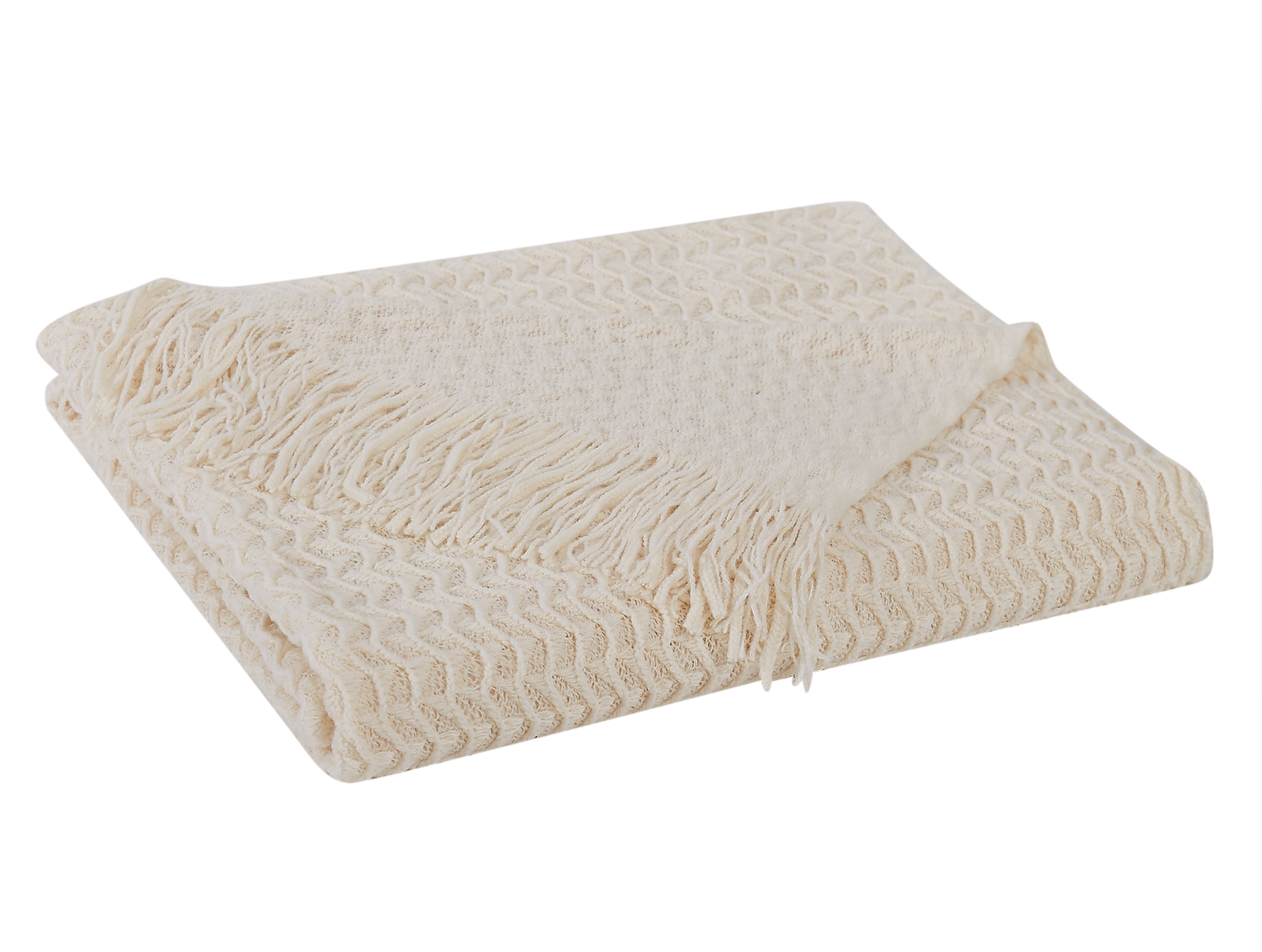 Montesori Sweater Throw White
