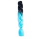 thumbnail image 1 of Zhuge Extensiones de cabello trenzado para mujeres, 3 paquetes de 100 g/paquete, 24 pulgadas, de negro a azul claro oscuro, 1 of 2