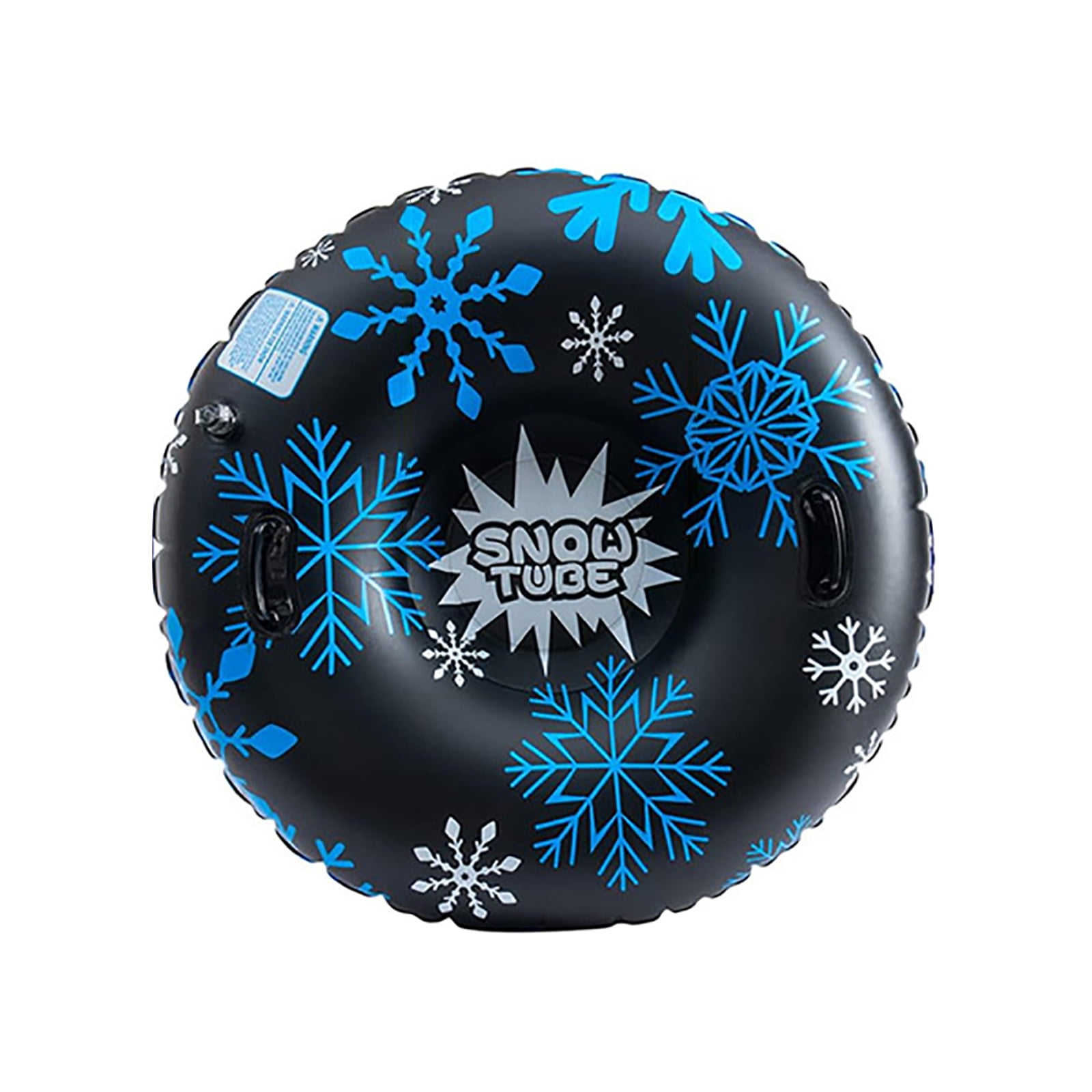 Strong Air Filled Snow Dish With Not Slip Holds 47Inch Diameter For Snowsports Sledding Outdoor Winter Tasks Family Oriented