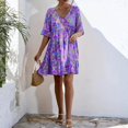 thumbnail image 2 of CIENVNSTG Women's Fashion A-Line Summer Dress - Casual Flowy Dress for Everyday Wear, 2 of 5