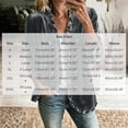 thumbnail image 3 of Vynhevius Women's Velvet Jacket Solid Long Sleeve Ruffle Trim Double Button With Pockets Casual Outerwear, 3 of 8