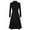 Black, variant on Odeerbi Jackets for Women 2025 Winter Lapel Button Long Trench Coat Jacket Ladies Overcoat Outerwear Beige