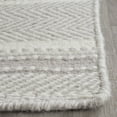 thumbnail image 4 of SAFAVIEH Kilim Orpa Striped Wool Area Rug, Grey/Ivory, 8' x 10', 4 of 6