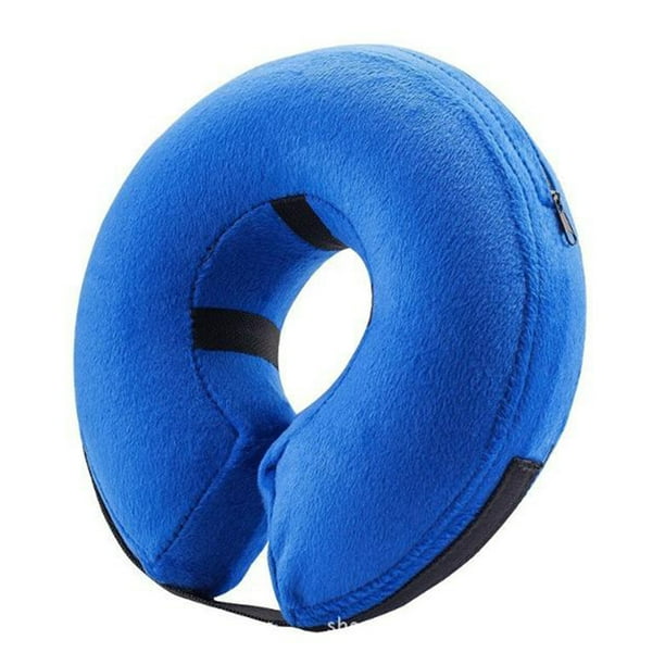 Inflatable Collar Post Surgery Lampshade Recovery Adjustable Strap Comfortable Neck Injury Can Prevent Dog Bites Soft Walmart