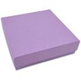 thumbnail image 5 of 6 Pack Cotton Filled Purple Color Cardboard Jewelry Necklace Earring Bangle Anklet Pendant Bracelets Watch Gift and Retail Boxes Size 3 1/2" x 3 1/2" x 1" Inch - by R J Displays (Purple), 5 of 5