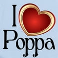 thumbnail image 2 of CafePress - I Heart Poppa Infant Bodysuit - Baby Light Bodysuit, Size Newborn - 24 Months, 2 of 4