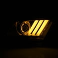 thumbnail image 7 of AKKON - For 2010-2013 Ford Mustang [HID Style] LED Daytime Running Lamp Bar w/Sequential Turn Signals Projector Chrome Headlight, 7 of 7