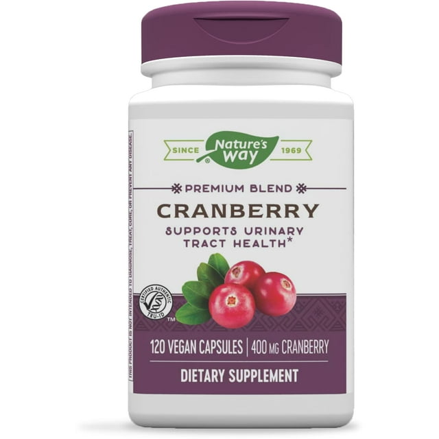 Nature's Way Premium Blend Arándano, 100 % concentrado, 400 mg por porción, 120 cápsulas V
