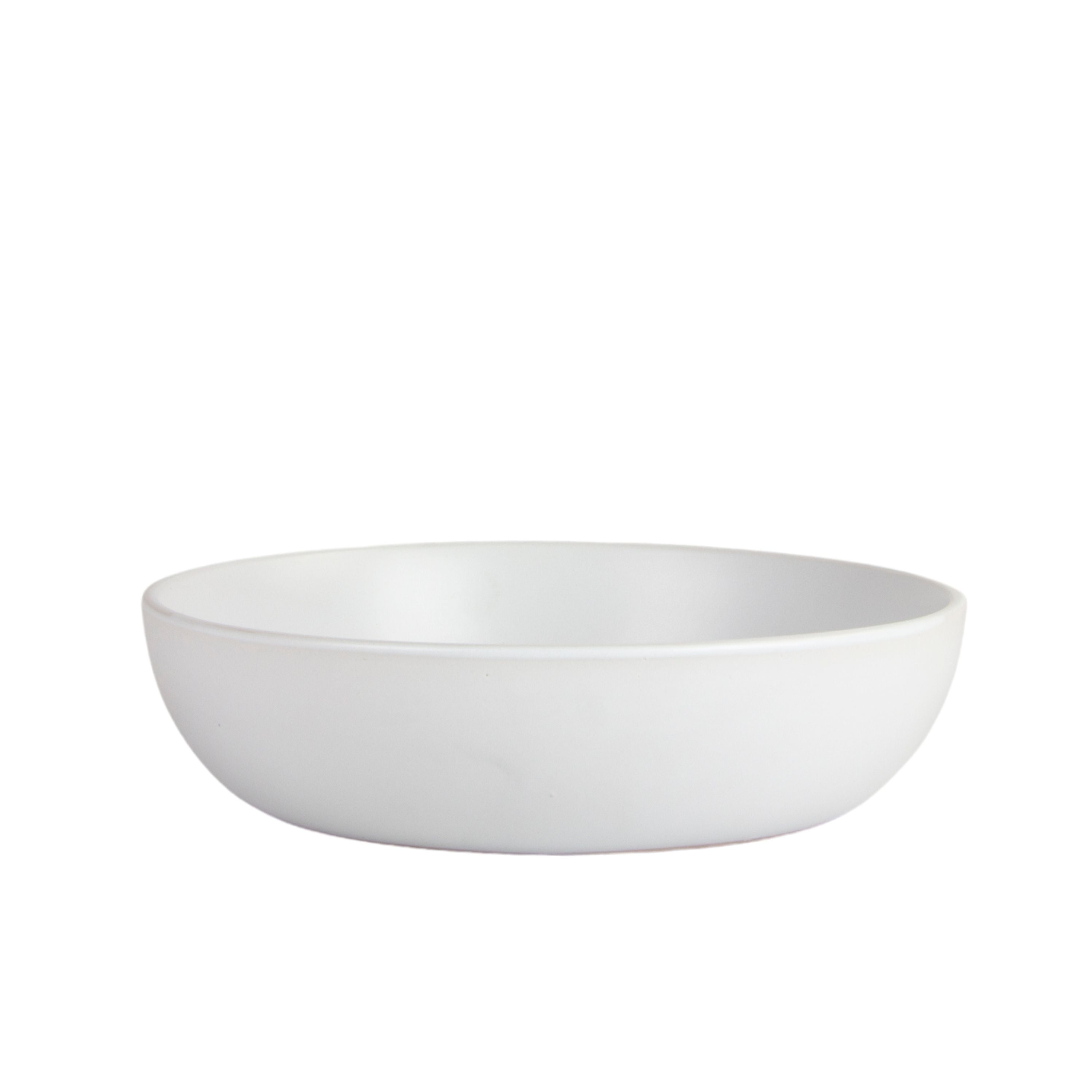10 Strawberry Street Wazee Matte 9"/48 oz Serving Bowl, Set of 2, White