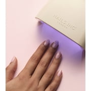Nails.INC x Sensationail GelLED Gel Nail Polish, Enjoy Every Moment, Bright White, 0.33 fl oz