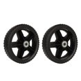 thumbnail image 1 of 8in Mower Replacement Wheels, 2pcs Durable Bearings High Stability Mower Wheels Reliable Base  For Perfect Fitting, 1 of 8