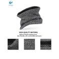 thumbnail image 5 of Deago Winter Beanie Hat Scarf Touchscreen Gloves Set for Men and Women, Beanie Gloves Neck Warmer Set with Warm Knit Fleece Lined (Gray), 5 of 8