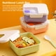 thumbnail image 2 of Yuarrent Fiambrera con compartimentos para estudiantes de oficina, contenedor de alimentos para microondas, hebilla reutilizable de plástico, Mostrada Rosado, 2 of 6