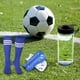 thumbnail image 4 of 2 juegos de espinilleras de fútbol, calcetines de fútbol para jóvenes y niños, espinilleras protectoras para niñas, niños y adolescentes, 4 of 8