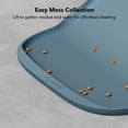 thumbnail image 4 of Tapete de Silicona PETLIBRO Gris con Borde Elevado para Alimentos de Mascotas, 4 of 8