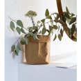 thumbnail image 4 of Washable Kraft Paper Container Decorative Reusable Paper Bag Organizer Flowerpot Cover Toy for Decoration and Storage Size S(Light Brown), 4 of 6