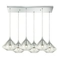 thumbnail image 1 of Elk Lighting Geometrics 6 Light Pendant in Polished Chrome, 1 of 2