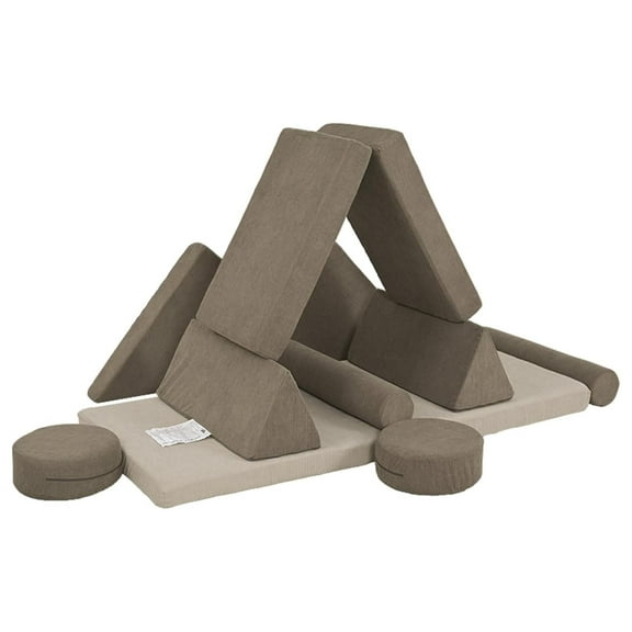 Kids Foam Climbing Blocks, 12 Pieces Climbing Toys for Toddlers, Convertible Soft Play Climbing for Boys & Girls,