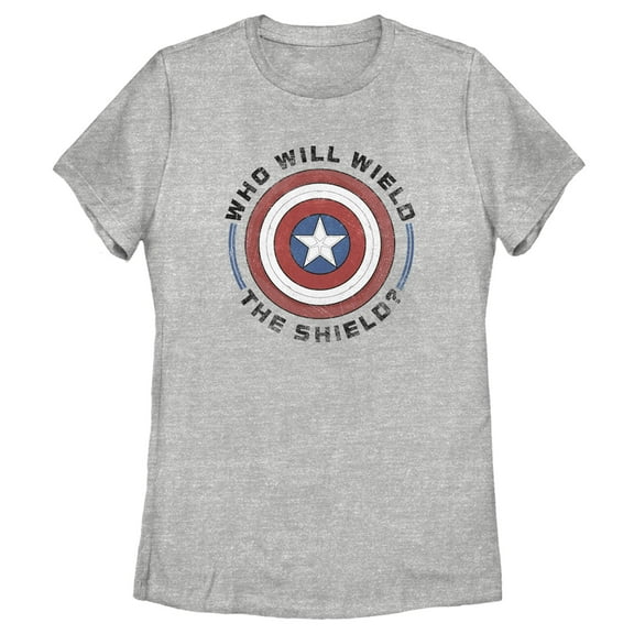 Women's Marvel The Falcon and the Winter Soldier Wield  Graphic Tee Athletic Heather Large