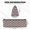 thumbnail image 4 of Naloa Poodle Dog Print Leather Pencil Case - Portable Big Capacity Pencil Pouch Organizer Bag Stationery Bag for Work & Office Pencil Pen Case, 4 of 5