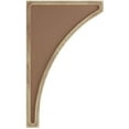 thumbnail image 3 of Ekena Millwork 3"W x 8 1/2"D x 14"H Jumbo Lawson Wood Vintage Decor Corbel, Weathered Brown, 3 of 6