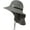 94599_darkgrey(waterproof), variant on Waterproof Sun Hat Men's Wide Brim Sun Protection Hat Outdoor Trekking Hat with Neck Protection Safari Summer Hat Foldable Dark Grey M/L
