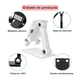 thumbnail image 3 of Soporte De Escritorio Para Celular Plegable Y Ajustable Blanco, 3 of 5