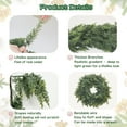 thumbnail image 2 of Christmas Cedar Garland Artificial Real Touch Thickness Realistic Greenery Pine Garland for Mantle Fireplace Outdoor Indoor Christmas Decorations 6FT, 2 of 10