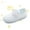 White5, variant on Luogg Kids' Breathable Canvas Shoes – Lightweight Prewalker & Kindergarten Sneakers For Boys/Girls | Hook & Loop Closure (Sizes 22 41) White Indoor Dance Shoes Size 2-3 Years Silver1