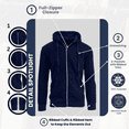 thumbnail image 2 of Boy's 2 Piece Fleece Jogger Sweatpants and Hoodie Sweatshirt Set, 2 of 4